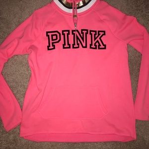 Pink VS quarter zip jacket